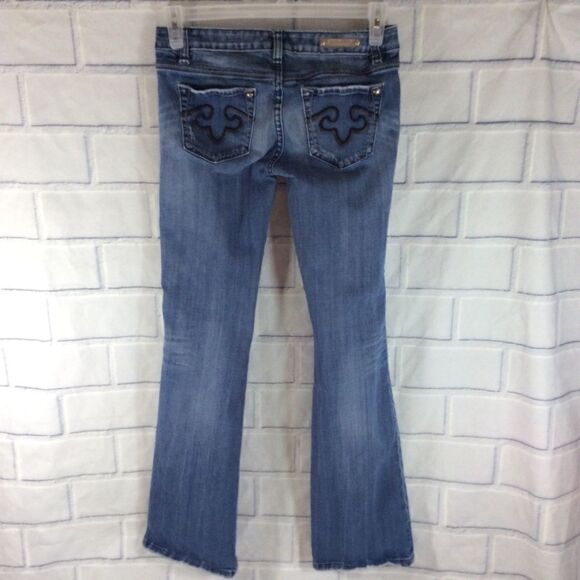 Be Rock For Express Distressed Boot  cut Sz 6 long - Picture 5 of 7